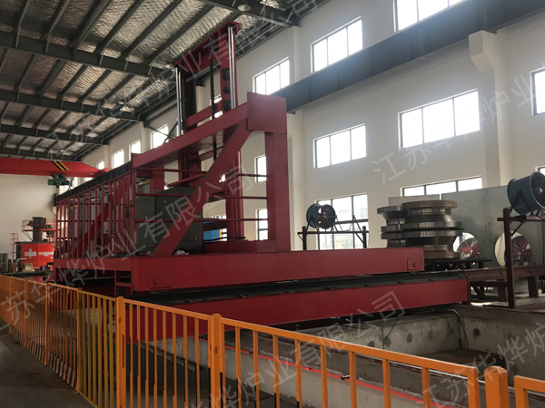 快速热处理叉车炉