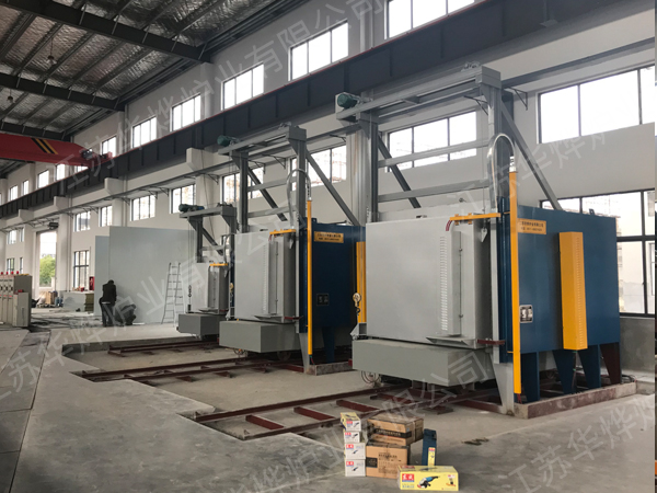 快速热处理叉车炉